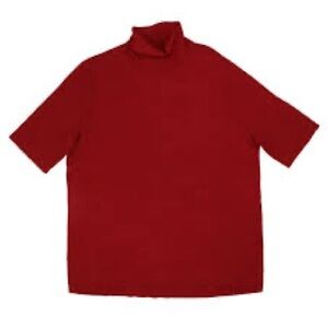 Anne Klein Half-Sleeve Turtleneck